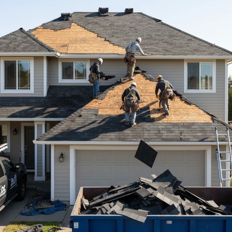 Asphalt Roof Replacement in Fredericksburg, VA