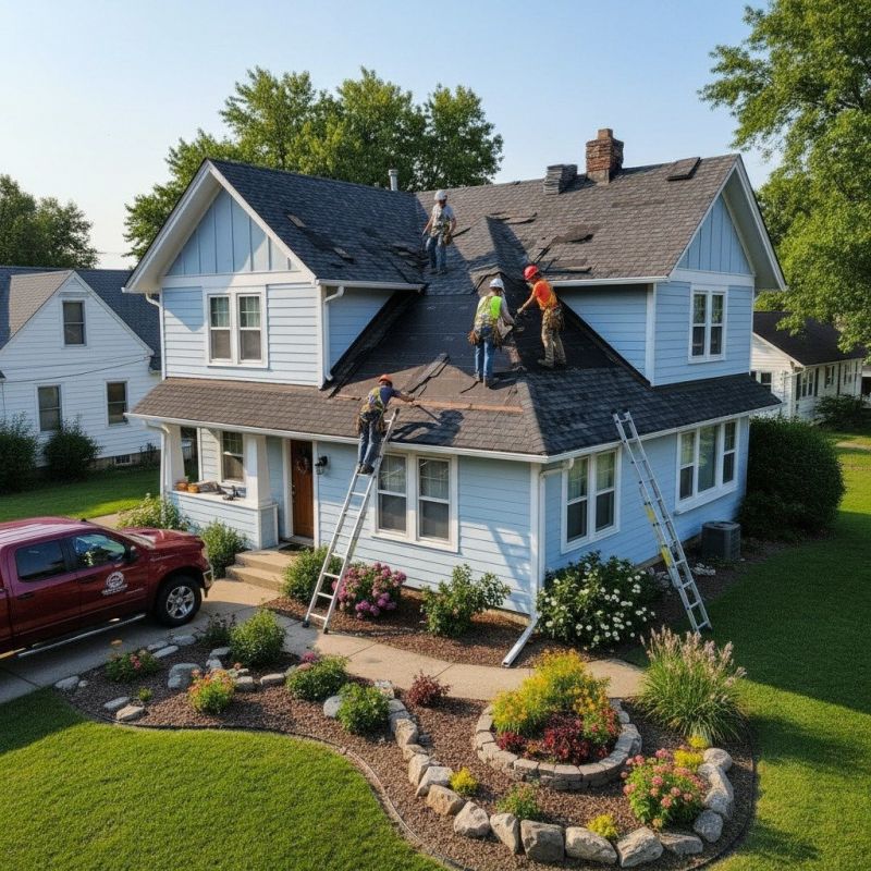 Damaged Roof Replacement in Boston, MA